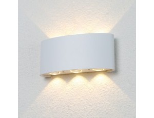 Уличный настенный светодиодный светильник Crystal Lux CLT 023W3 WH